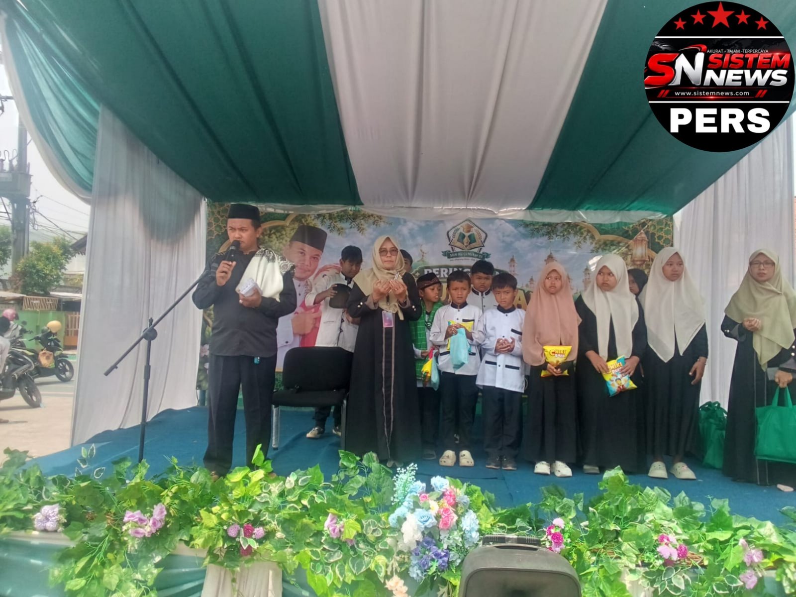 Ratusan Siswa-siswi&nbsp; SDN Harjamekar 01 Cikarang Utara, Antusias Ikuti Acara Maulid Nabi Besar Muhammad SAW.