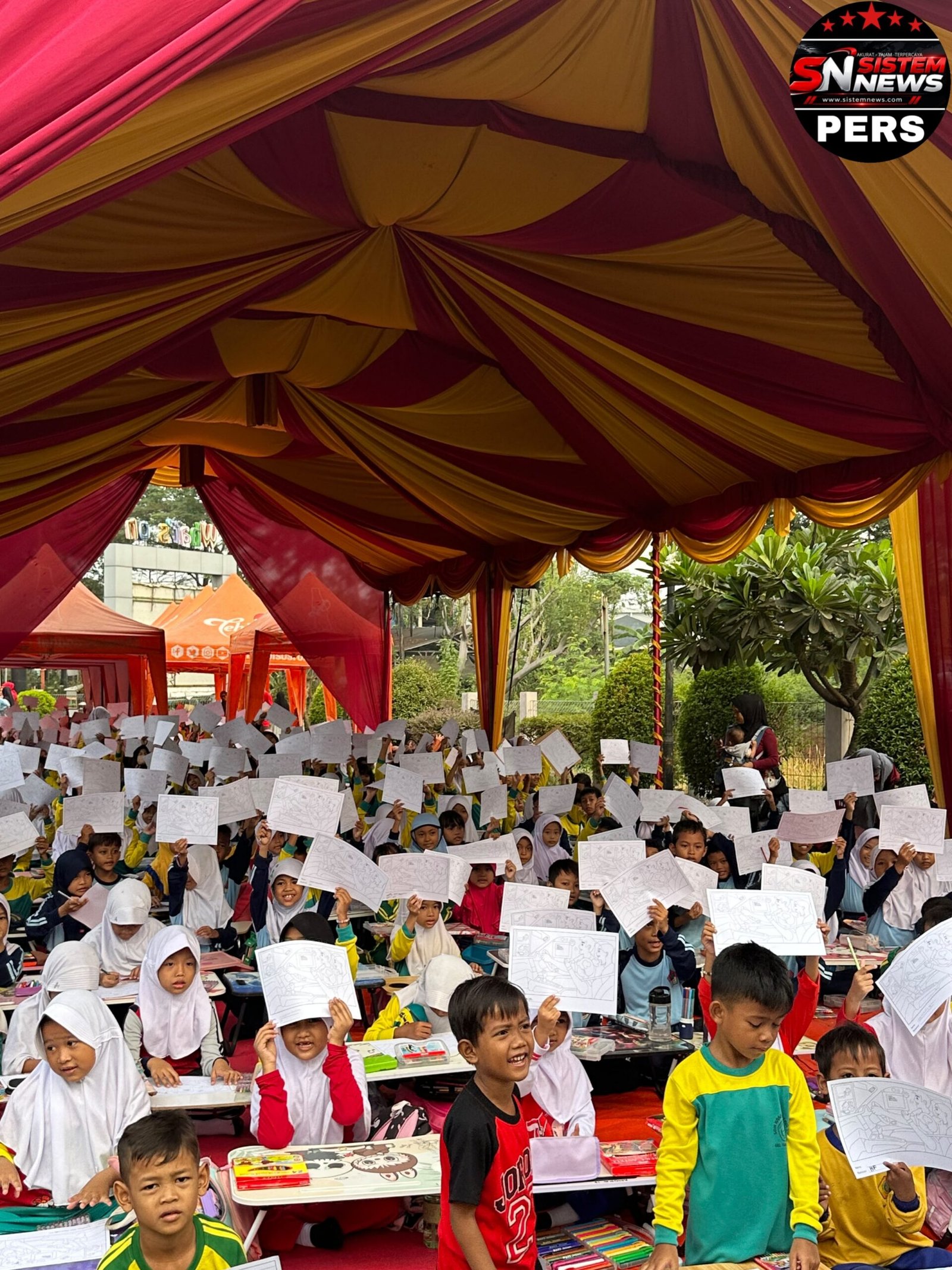 Wujud Kepedulian Sosial, McDonald’s Karang Satria Gelar Lomba Mewarnai dan Cek Kesehatan Gratis